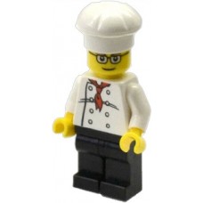 cty502 Chef - White Torso with 8 Buttons